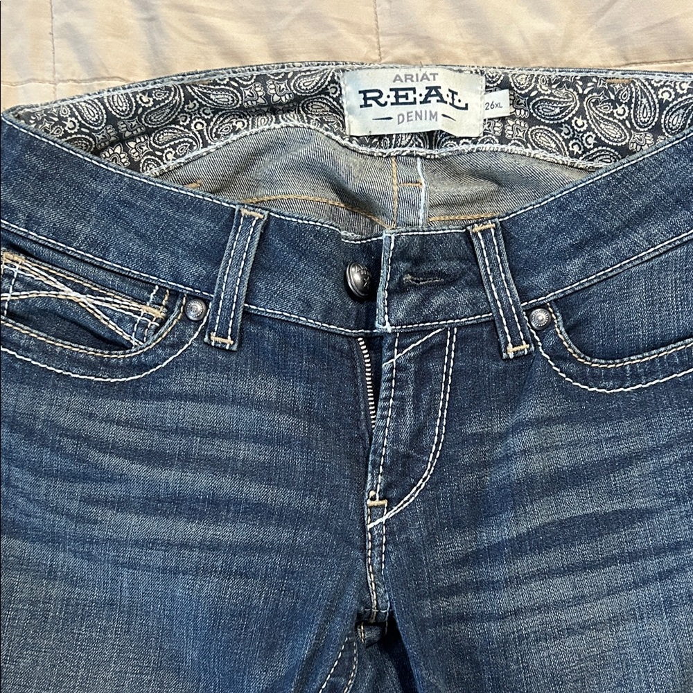 Ariat Women's mid Rise Dark Blue Jeans